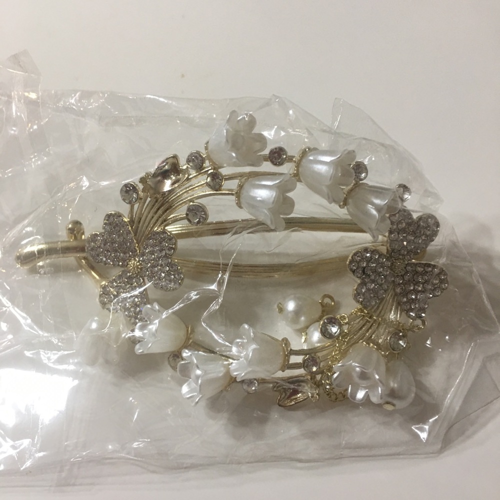 Lily of valley flower hair clip for hair accessories